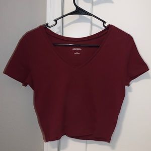 Red Crop Top